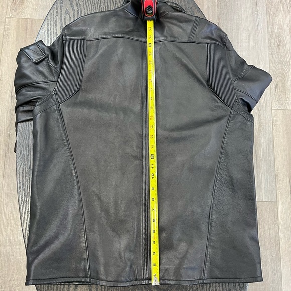 Leather jkt, classic styling - Picture 14 of 14